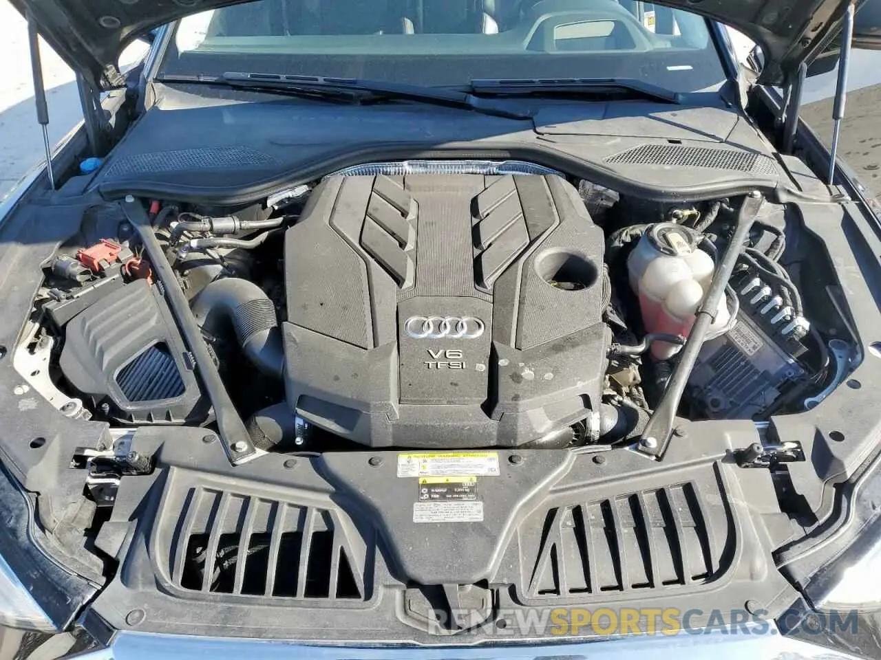 11 fotografías del automóvil dañado WAU8DAF80KN011030 AUDI A8 2019