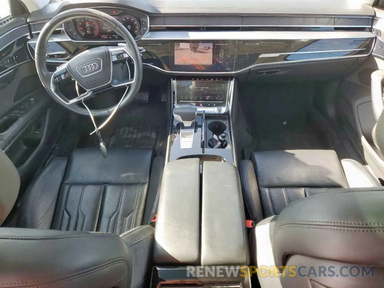 8 fotografías del automóvil dañado WAU8DAF80KN011030 AUDI A8 2019