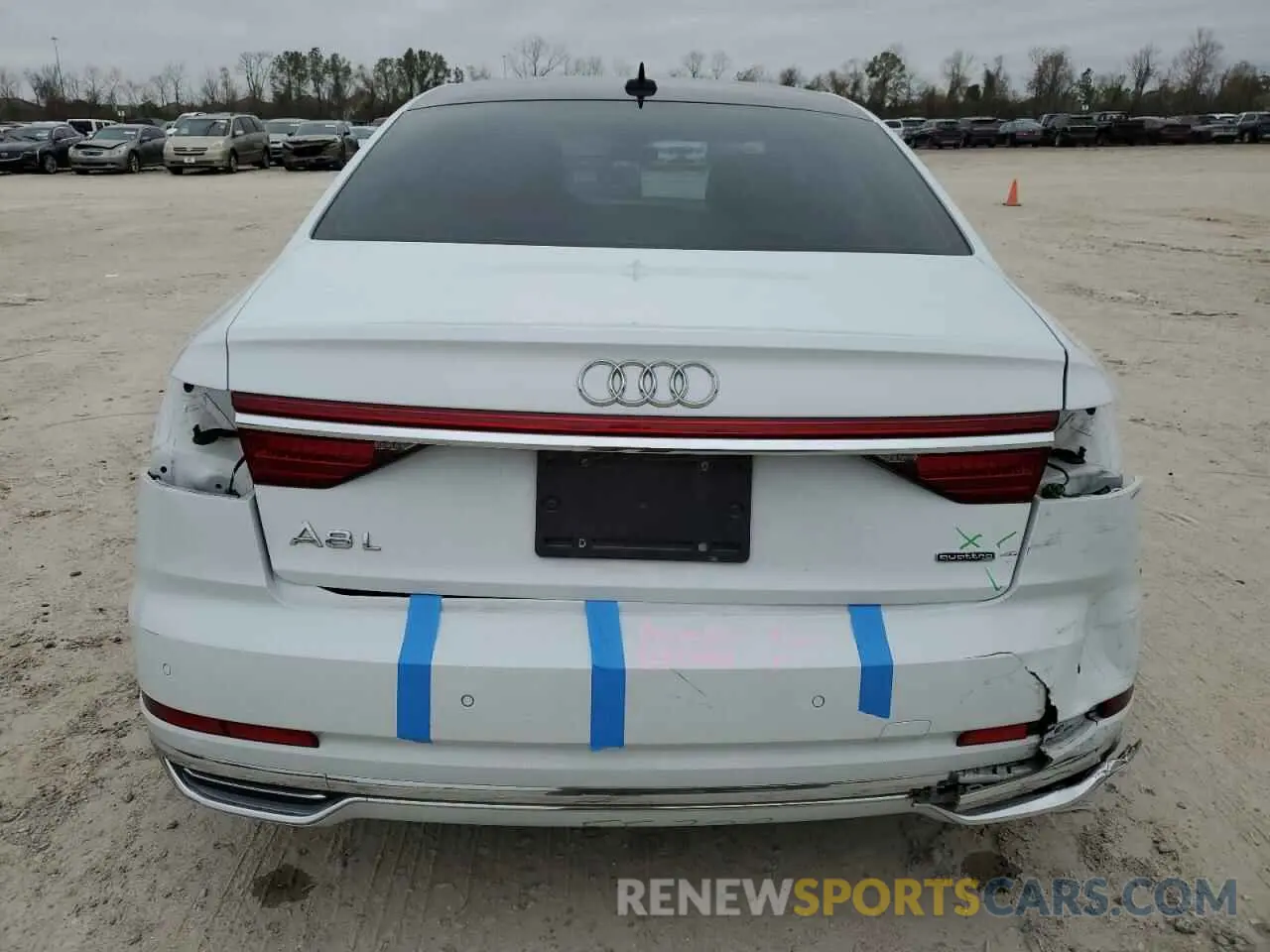 6 fotografías del automóvil dañado WAU8DAF82KN014043 AUDI A8 2019