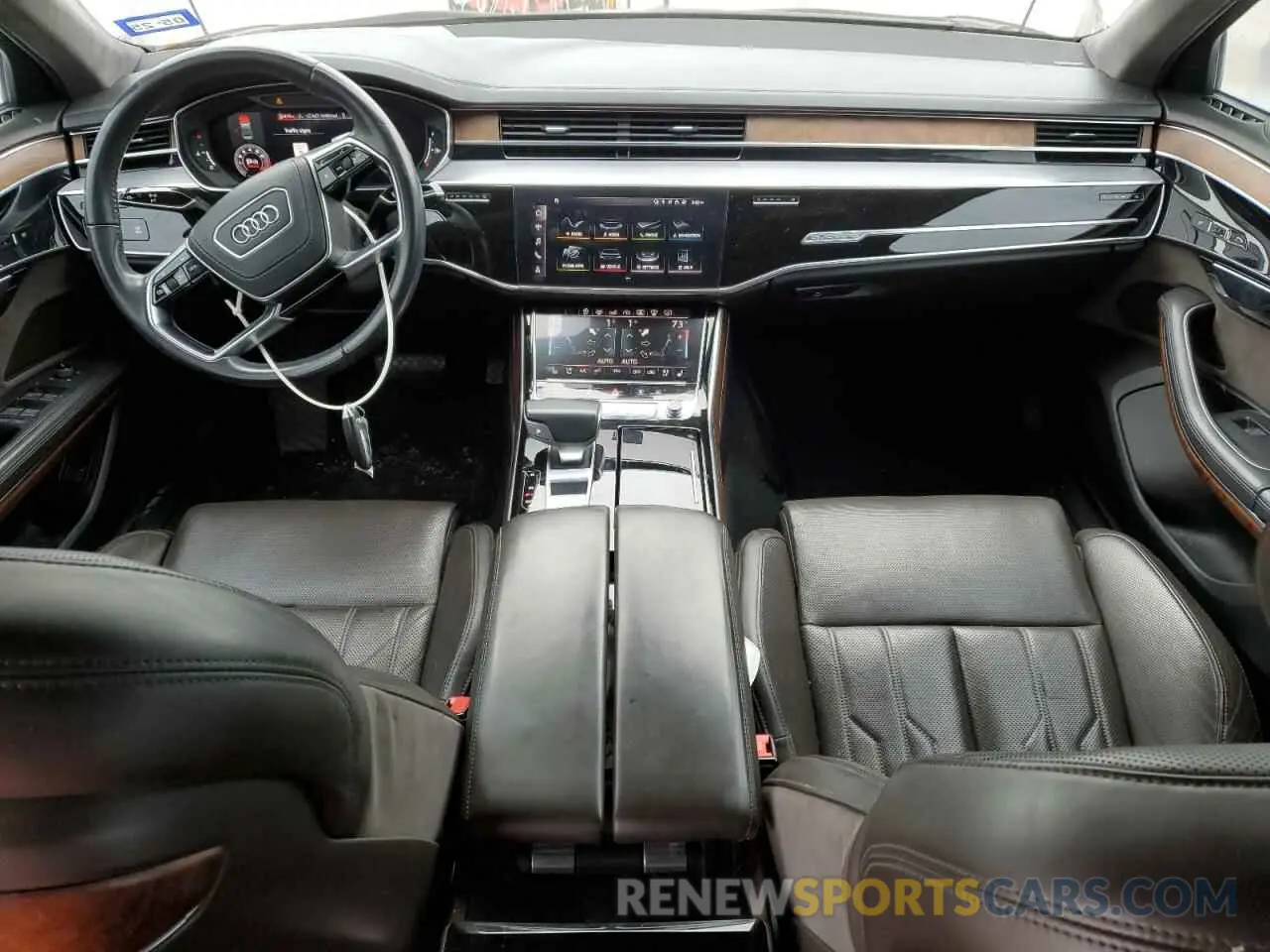 8 fotografías del automóvil dañado WAU8DAF82KN014043 AUDI A8 2019