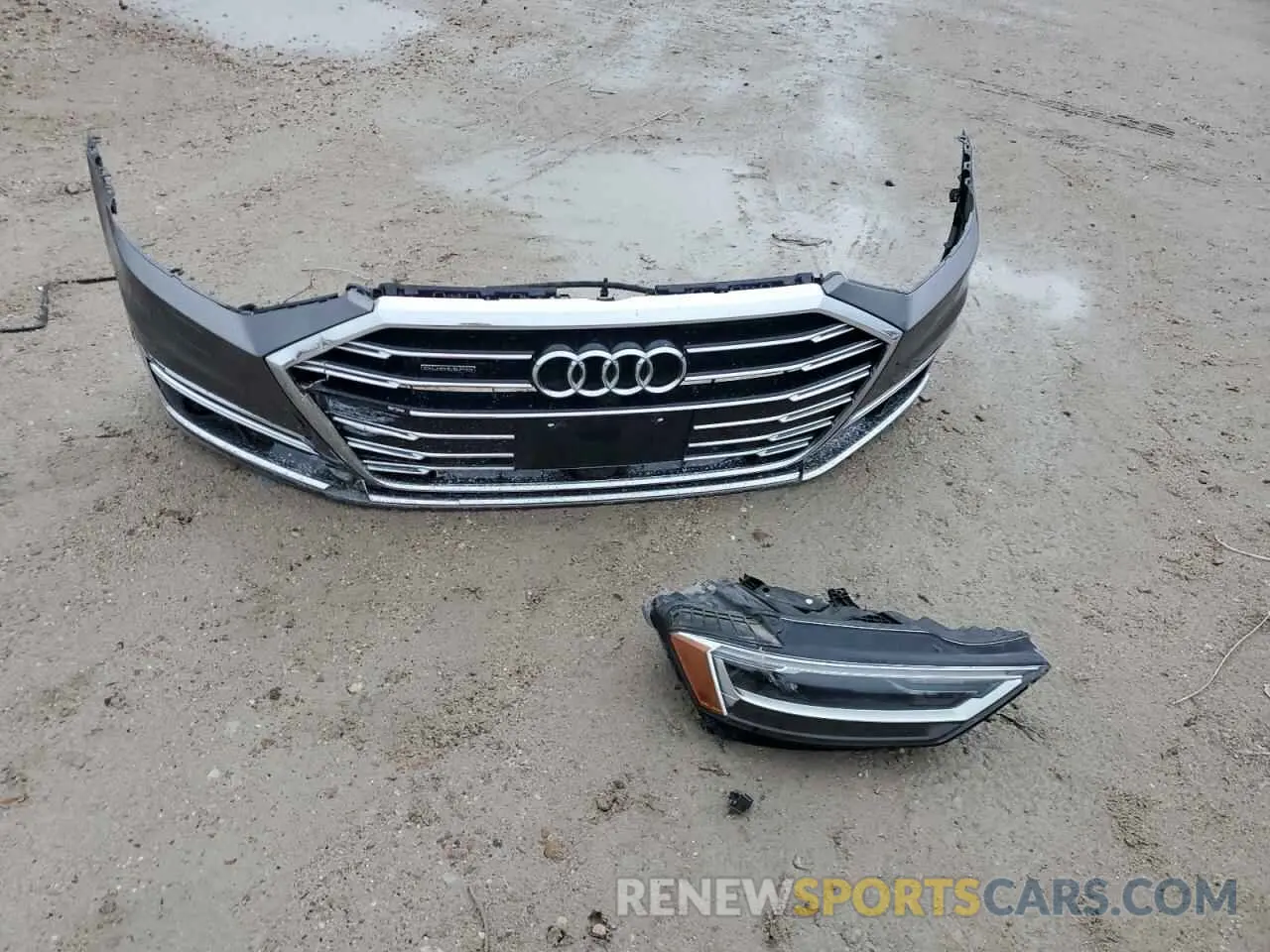 12 fotografías del automóvil dañado WAU8DAF83KN009594 AUDI A8 2019