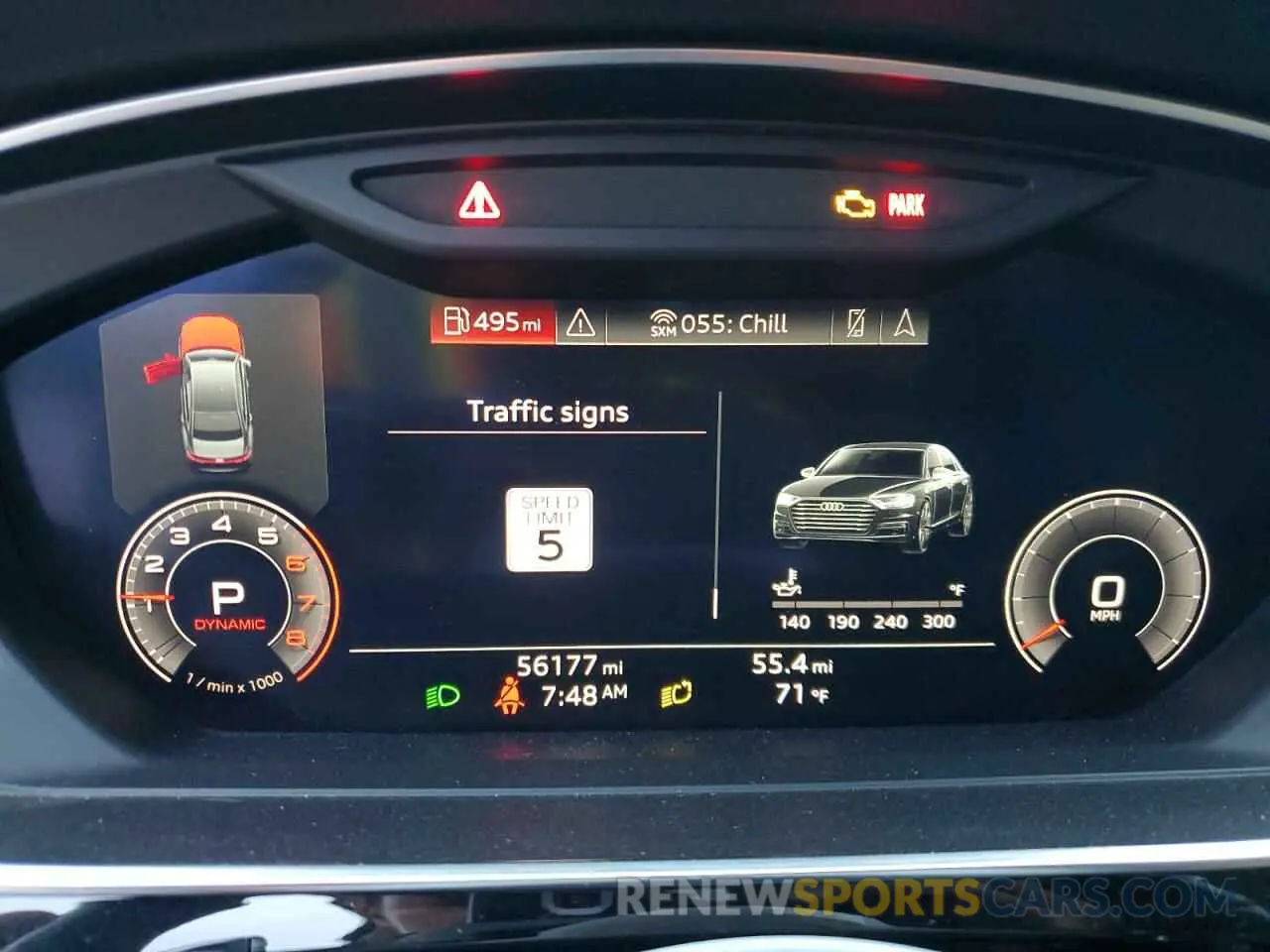 9 fotografías del automóvil dañado WAU8DAF83KN009594 AUDI A8 2019