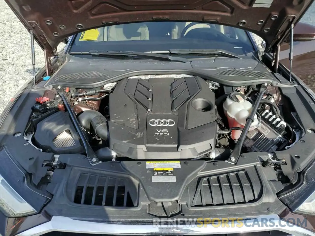 11 fotografías del automóvil dañado WAU8DAF83KN014441 AUDI A8 2019