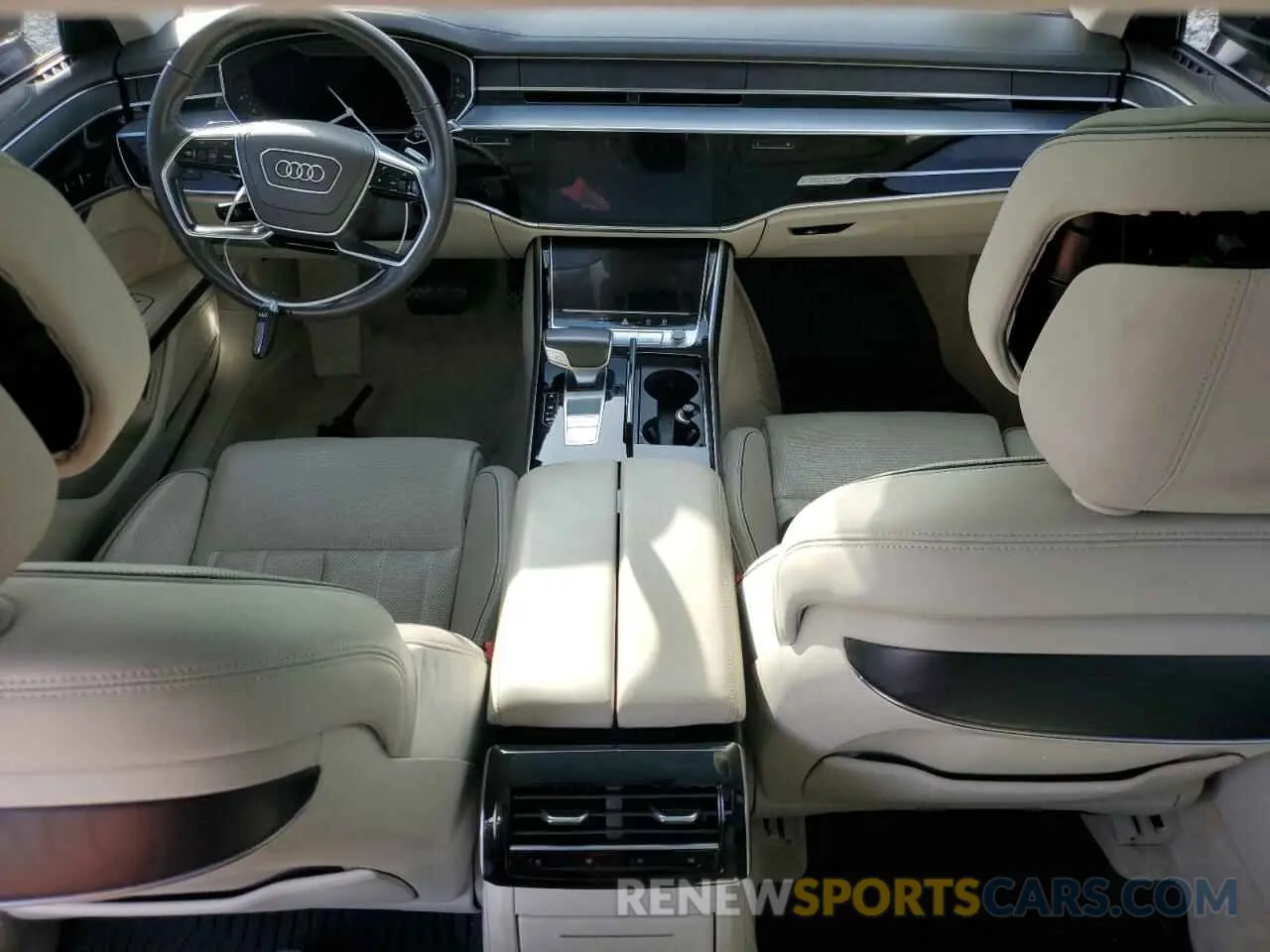 8 fotografías del automóvil dañado WAU8DAF83KN014441 AUDI A8 2019