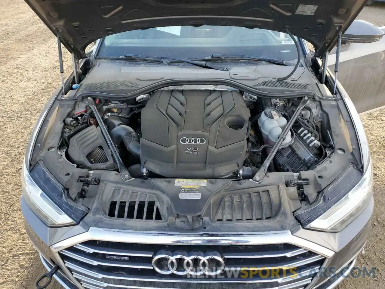 11 fotografías del automóvil dañado WAU8DAF84KN008101 AUDI A8 2019