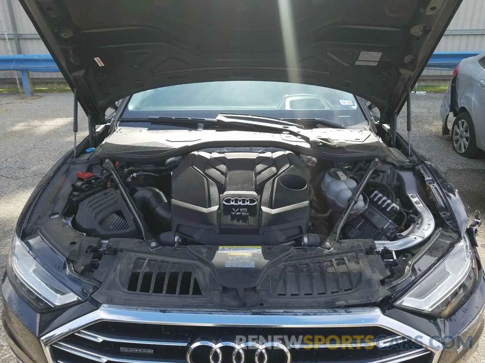 7 fotografías del automóvil dañado WAU8DAF85KN003084 AUDI A8 2019