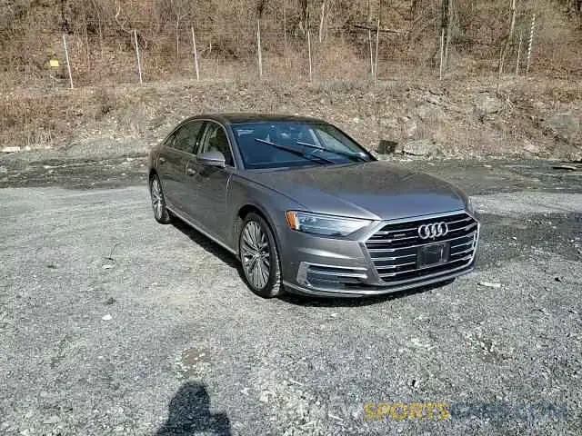 13 fotografías del automóvil dañado WAU8DAF86KN005264 AUDI A8 2019