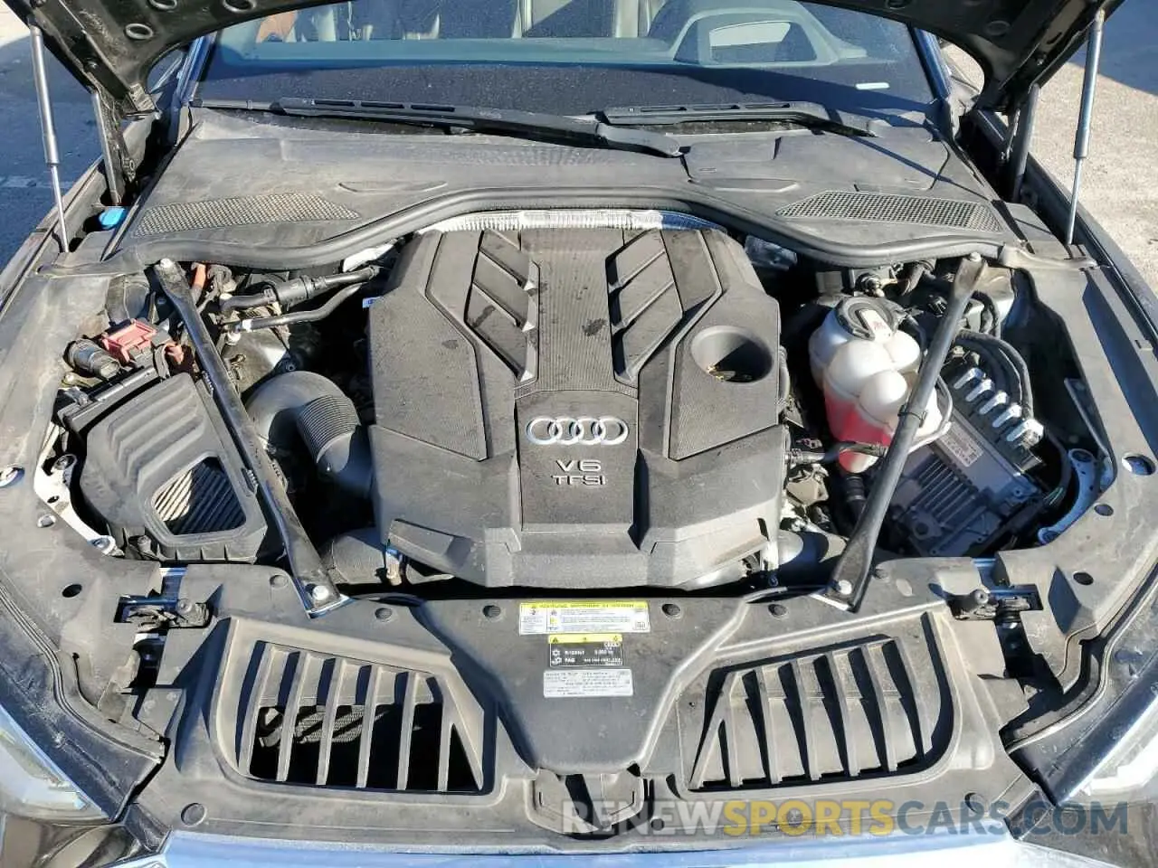 11 fotografías del automóvil dañado WAU8DAF87KN004768 AUDI A8 2019