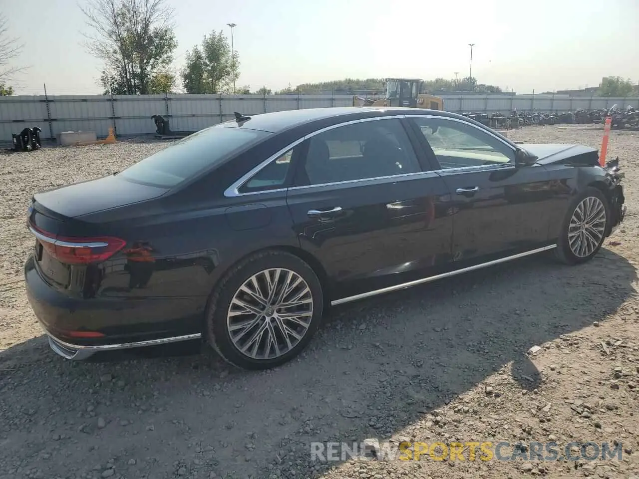 3 fotografías del automóvil dañado WAU8DAF88KN005671 AUDI A8 2019