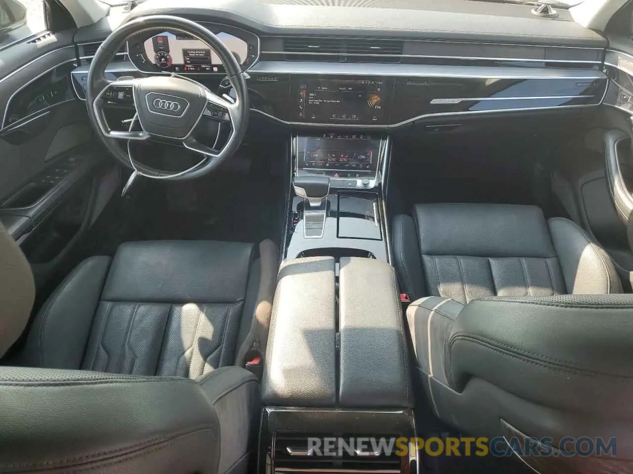 8 fotografías del automóvil dañado WAU8DAF88KN005671 AUDI A8 2019