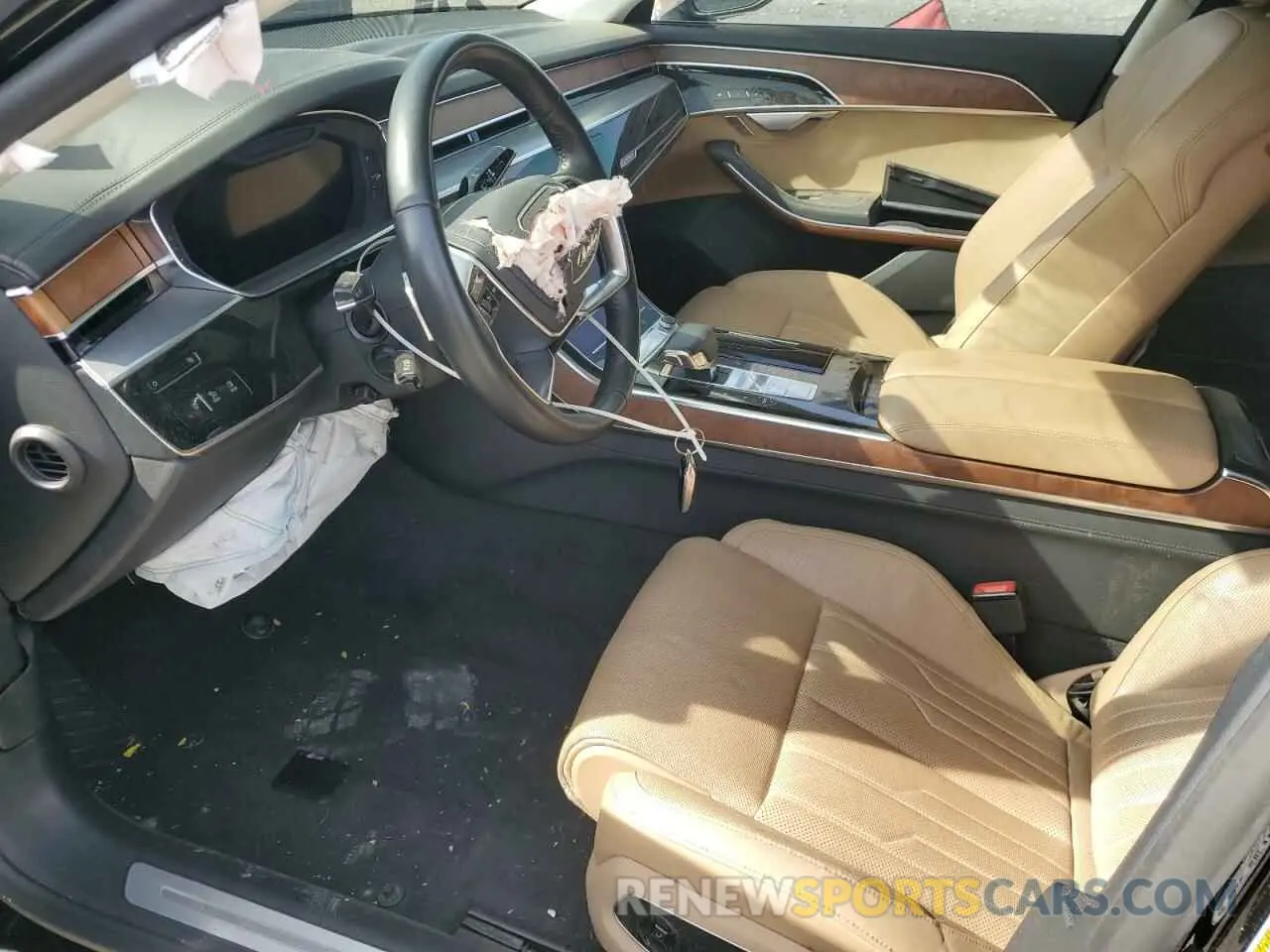 7 fotografías del automóvil dañado WAU8DAF88KN006268 AUDI A8 2019