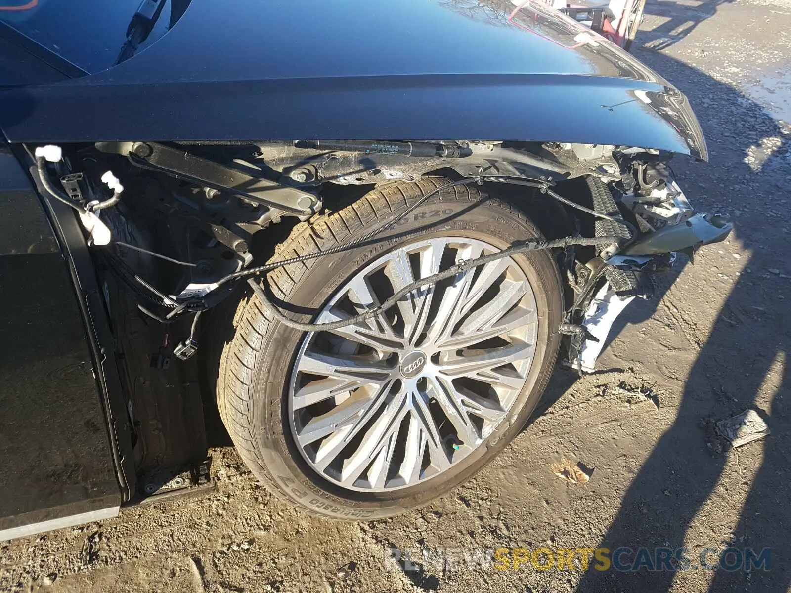 9 fotografías del automóvil dañado WAU8DAF88KN010529 AUDI A8 2019