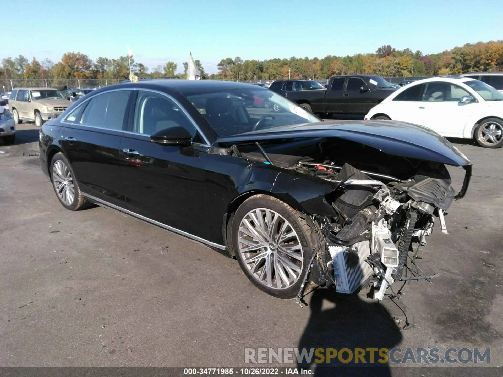 1 fotografías del automóvil dañado WAU8DAF88KN014774 AUDI A8 2019