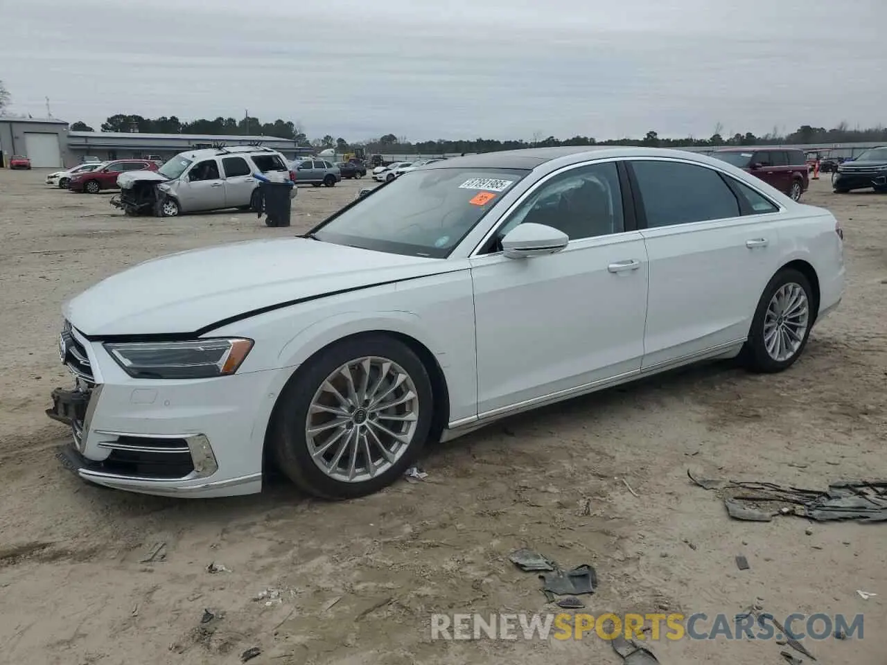 1 fotografías del automóvil dañado WAU8DAF82MN021237 AUDI A8 2021