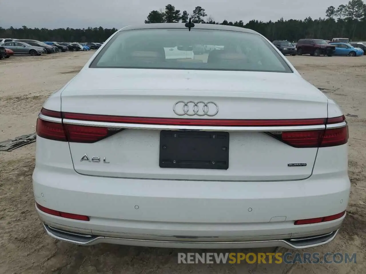 6 fotografías del automóvil dañado WAU8DAF82MN021237 AUDI A8 2021