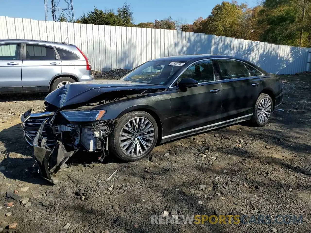 1 fotografías del automóvil dañado WAU8DAF82MN022503 AUDI A8 2021