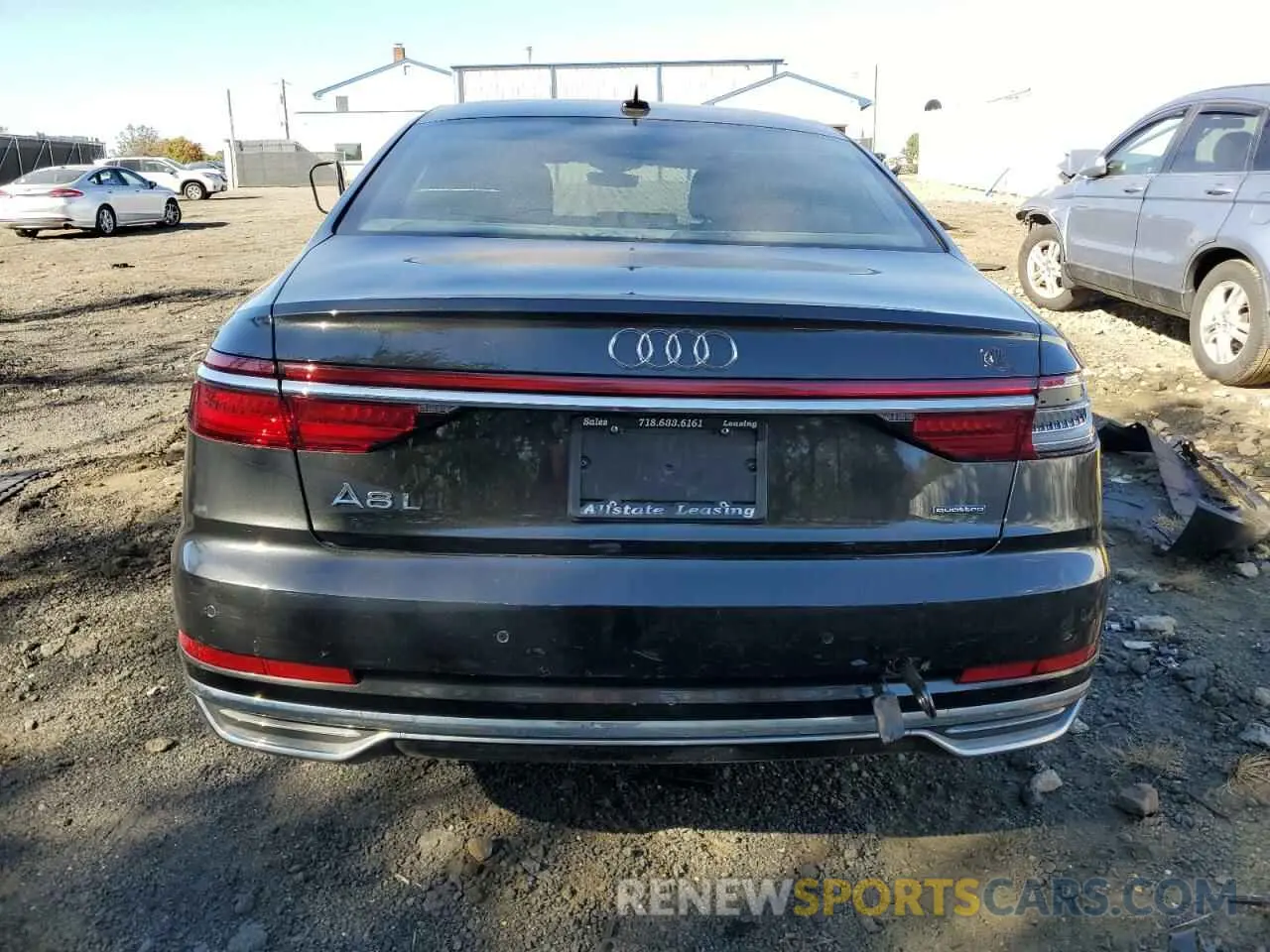 6 fotografías del automóvil dañado WAU8DAF82MN022503 AUDI A8 2021