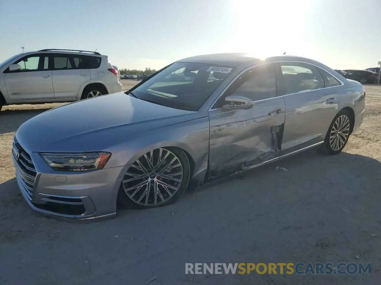 1 fotografías del automóvil dañado WAU8DAF84MN018145 AUDI A8 2021