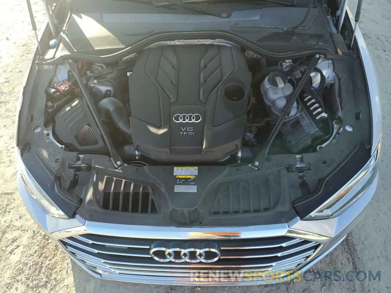 11 fotografías del automóvil dañado WAU8DAF84MN018145 AUDI A8 2021