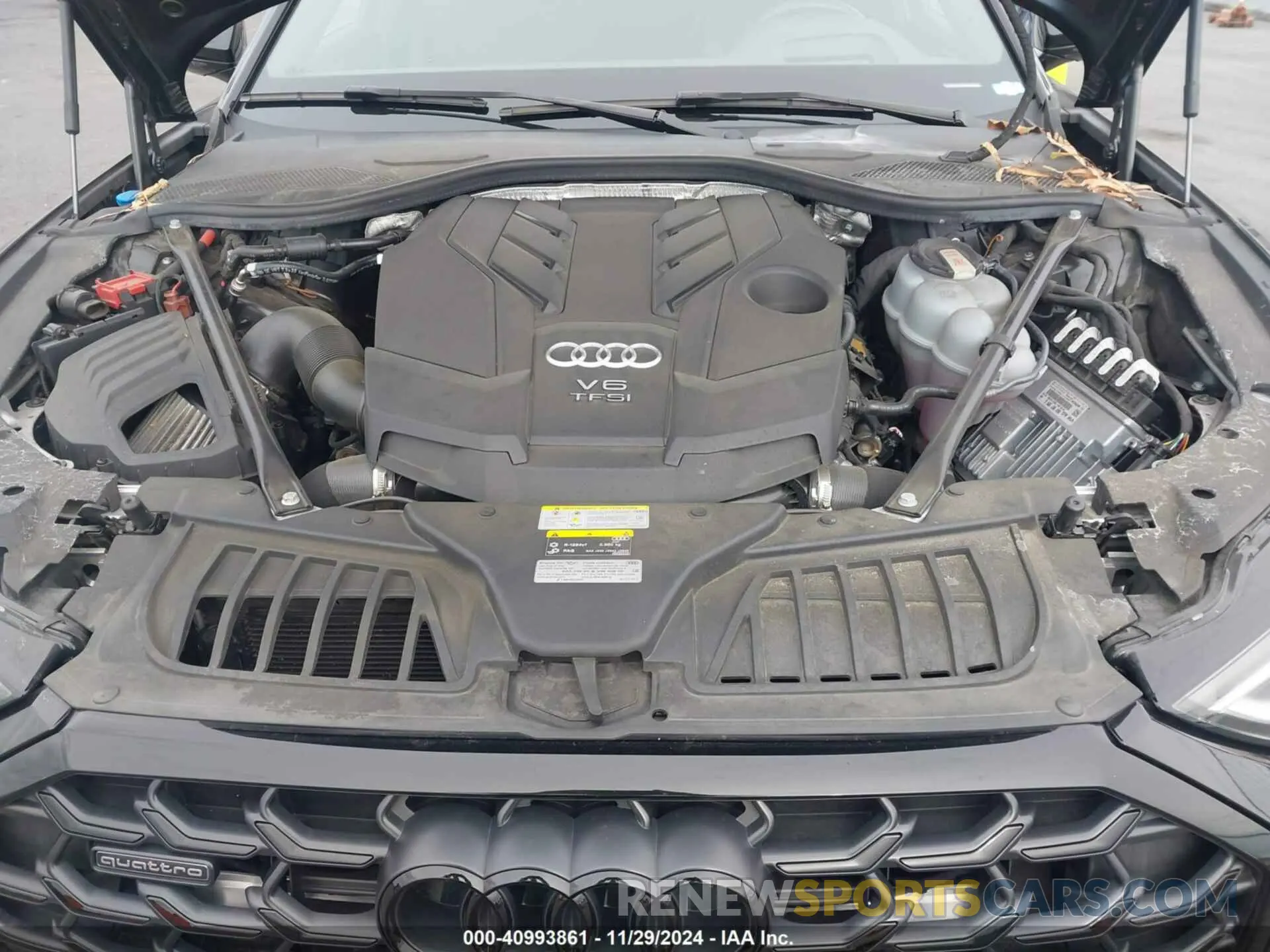 10 fotografías del automóvil dañado WAULDAF86NN005750 AUDI A8 2022