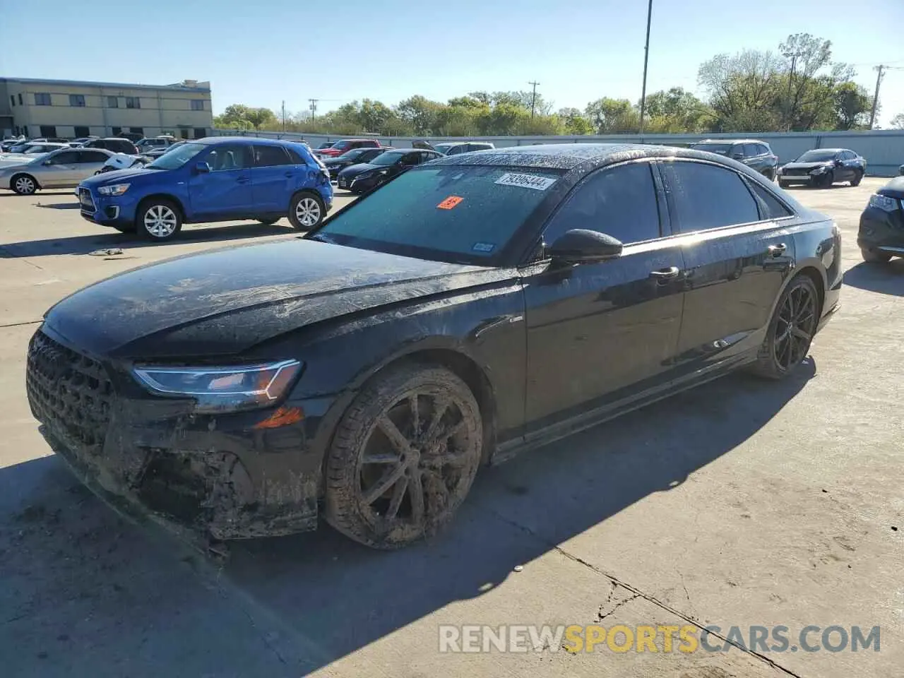 1 fotografías del automóvil dañado WAULDAF86NN009197 AUDI A8 2022