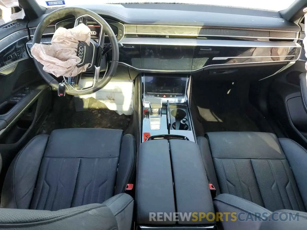 8 fotografías del automóvil dañado WAULDAF86NN009197 AUDI A8 2022