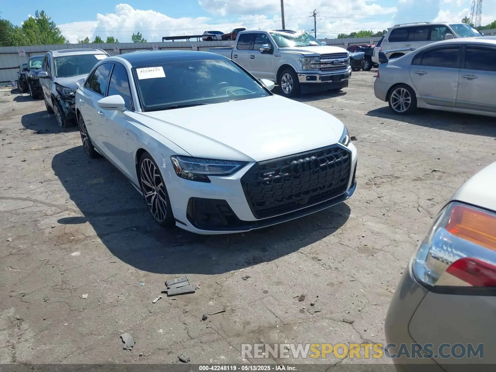 1 fotografías del automóvil dañado WAULDAF84RN001296 AUDI A8 2024