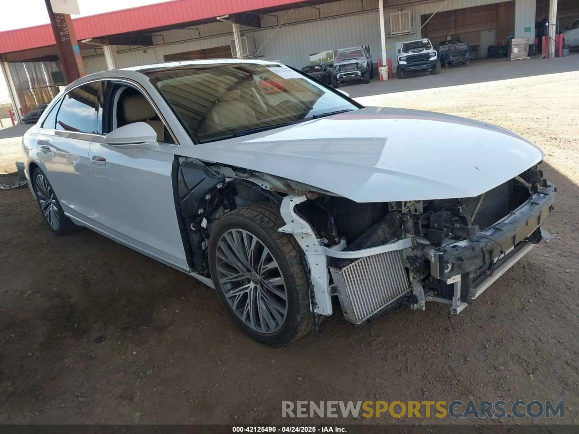 1 fotografías del automóvil dañado WAU8DAF83KN006128 AUDI A8 L 2019