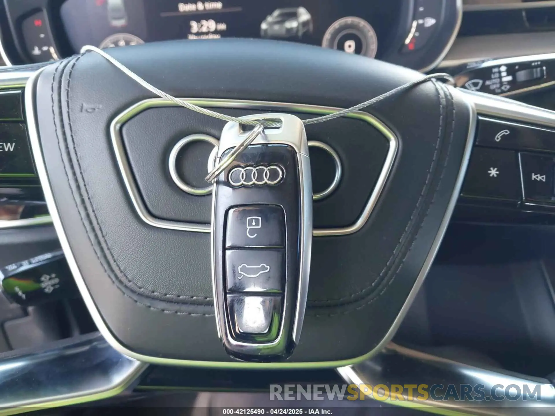 11 fotografías del automóvil dañado WAU8DAF83KN006128 AUDI A8 L 2019