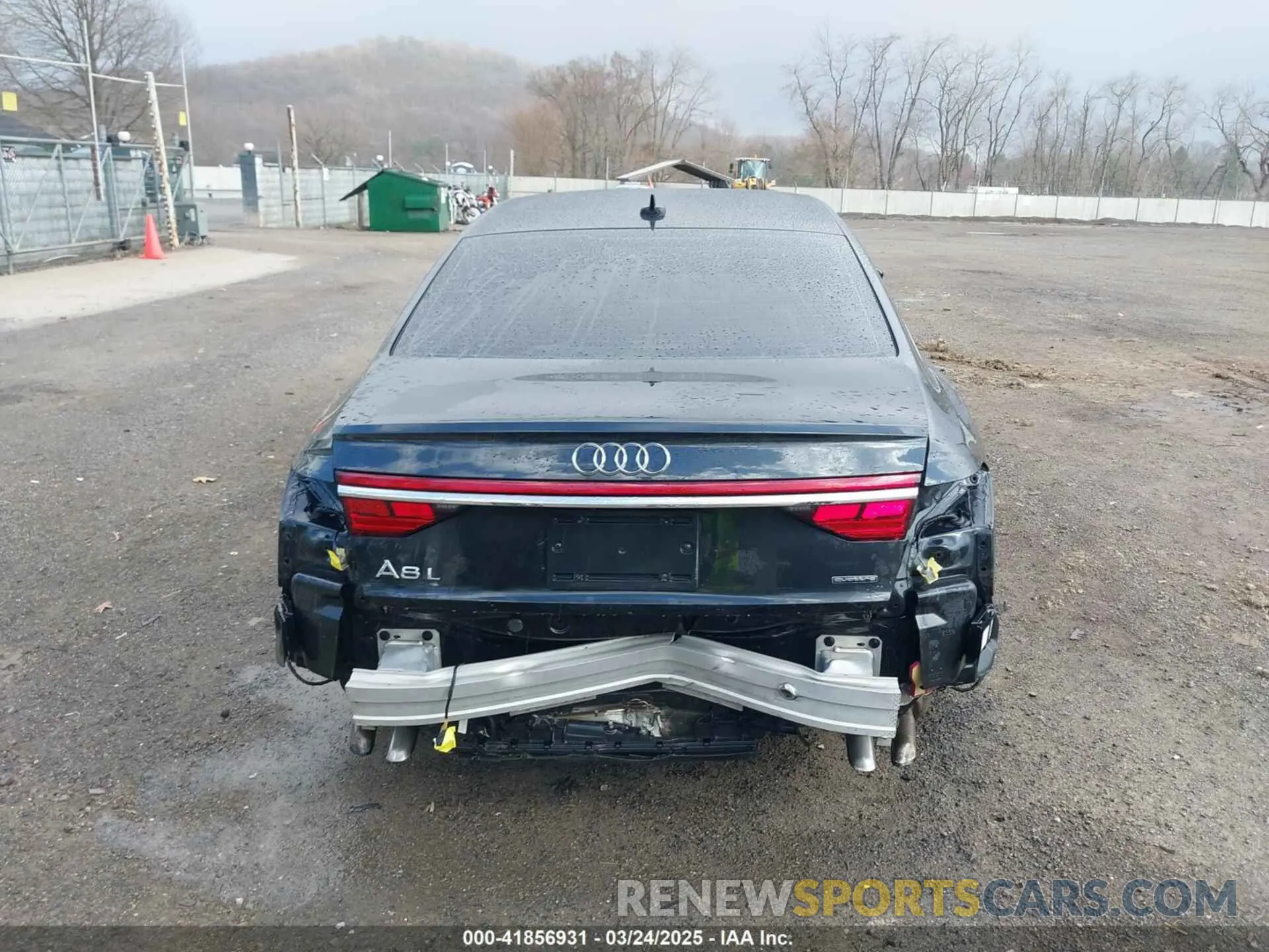 17 fotografías del automóvil dañado WAU8DAF84KN019115 AUDI A8 L 2019