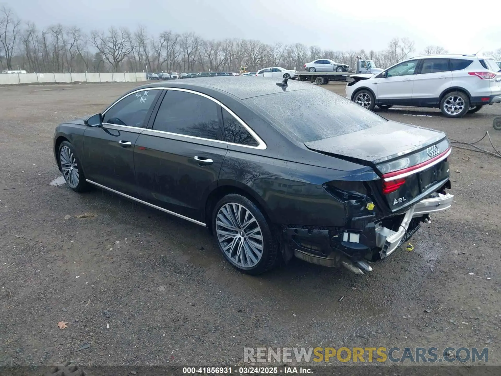 3 fotografías del automóvil dañado WAU8DAF84KN019115 AUDI A8 L 2019