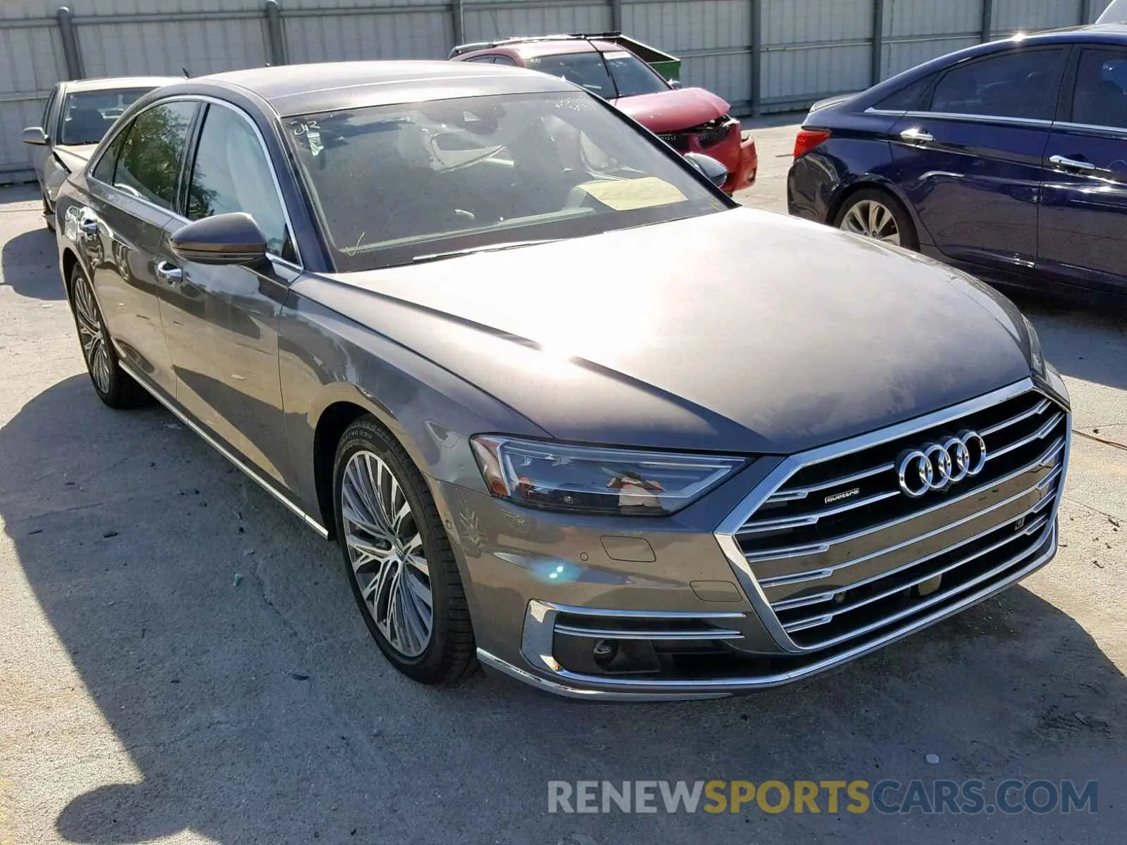 1 fotografías del automóvil dañado WAU8DAF86KN004762 AUDI A8 L 2019