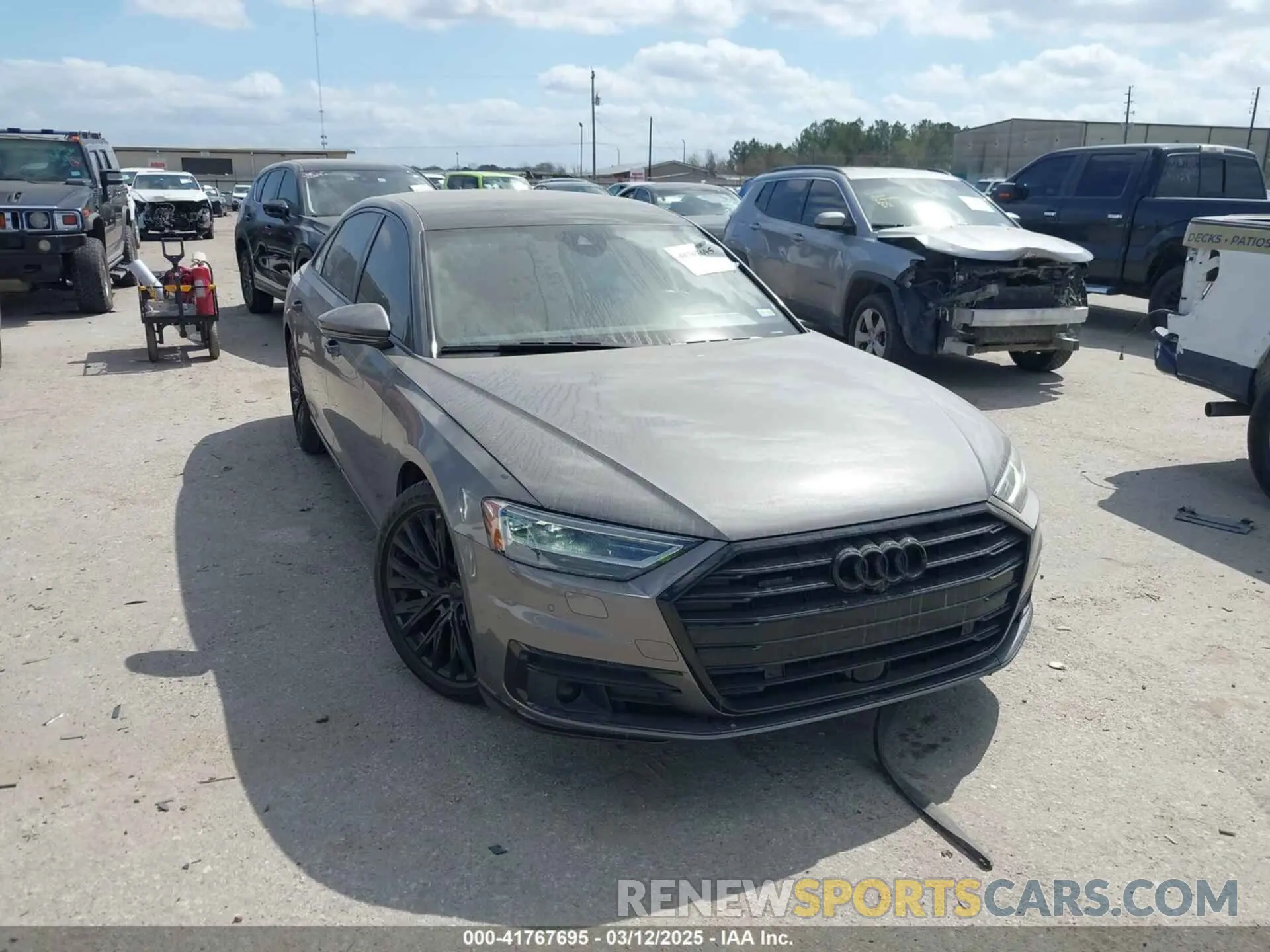 1 fotografías del automóvil dañado WAU8DAF89KN010314 AUDI A8 L 2019