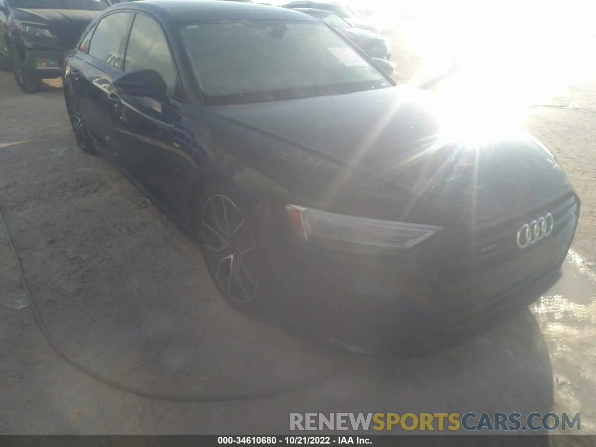 1 fotografías del automóvil dañado WAU8DAF80MN006414 AUDI A8 L 2021