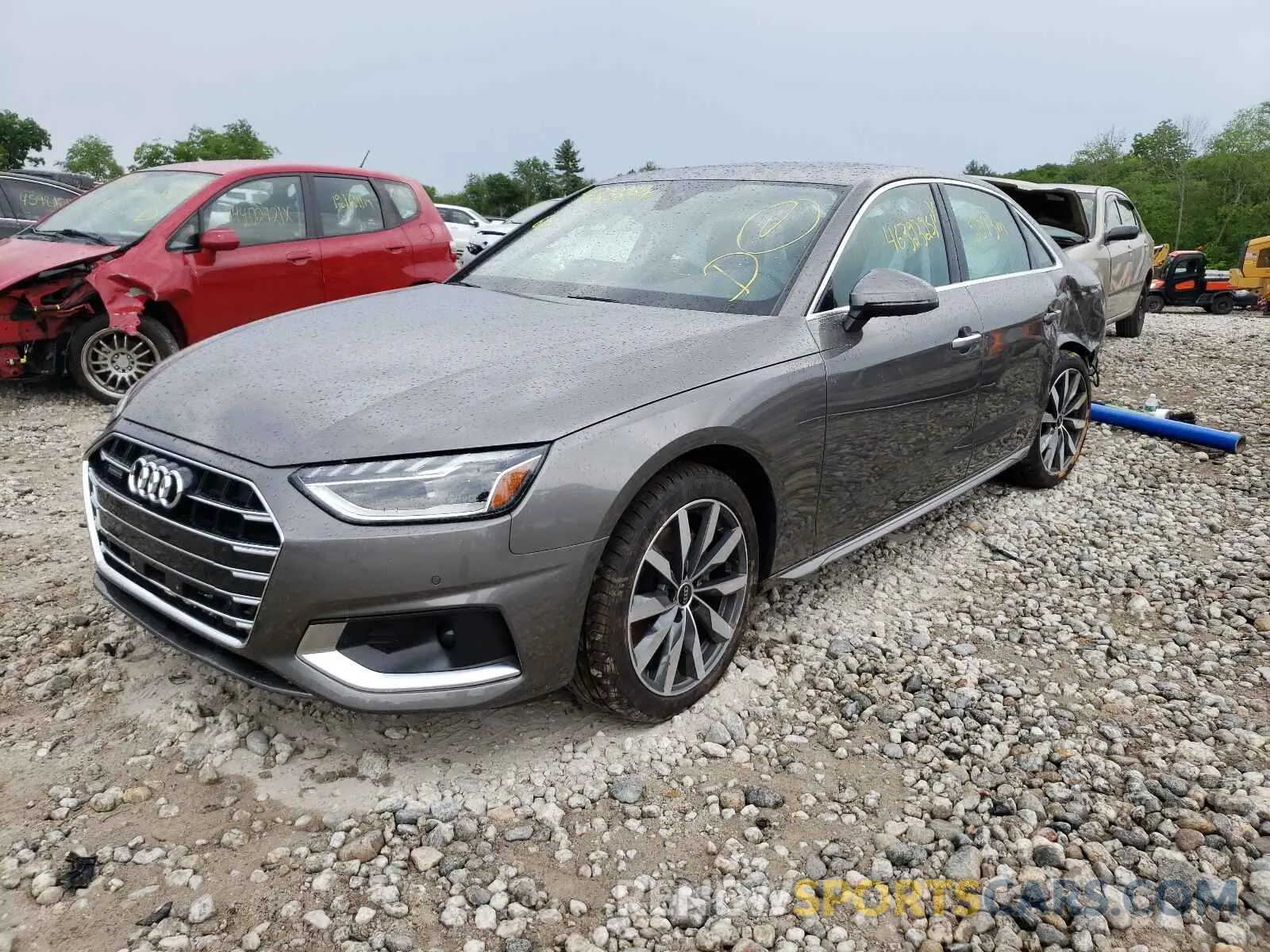 2 fotografías del automóvil dañado WAUBBAF46MA031480 AUDI ALL OTHER 2021