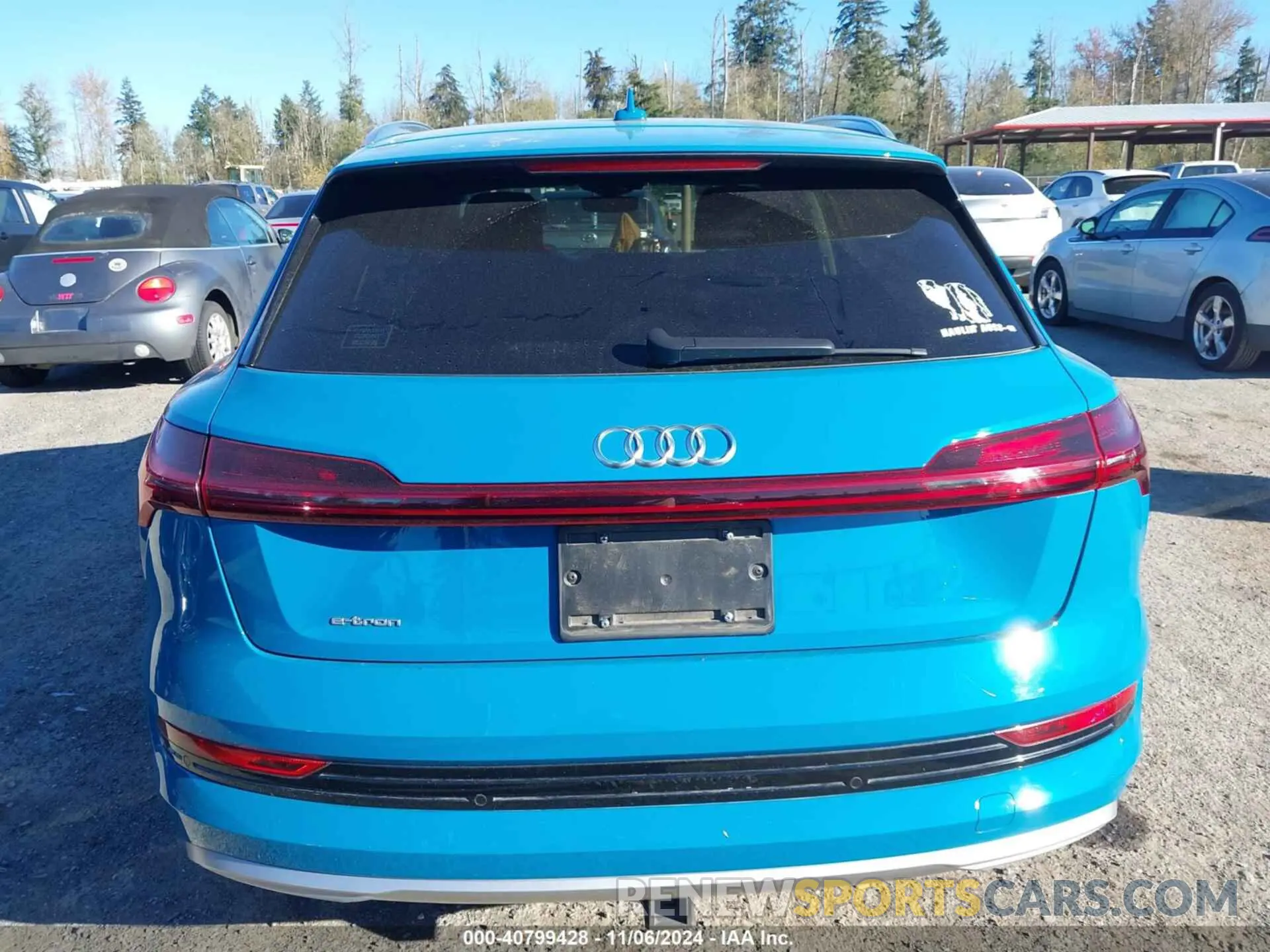 16 fotografías del automóvil dañado WA1LAAGE5KB005407 AUDI E-TRON 2019