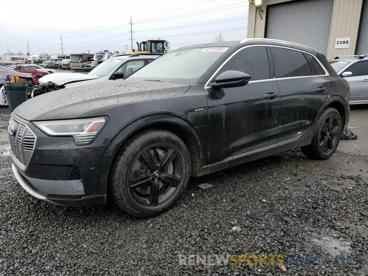 1 fotografías del automóvil dañado WA1LAAGE8KB021441 AUDI E-TRON 2019