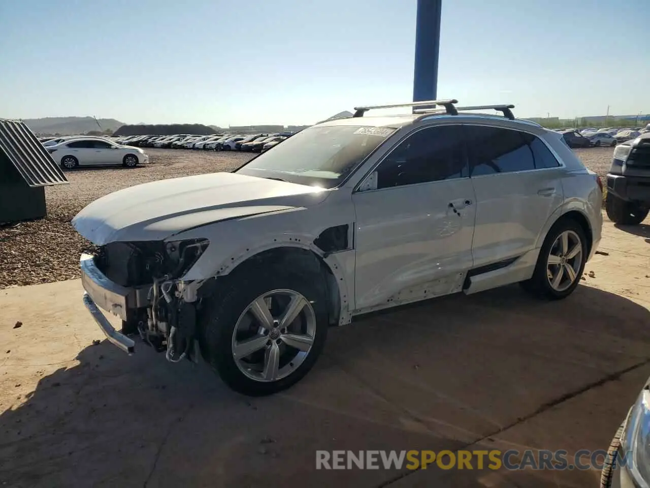 1 fotografías del automóvil dañado WA1LABGE0KB016191 AUDI E-TRON 2019