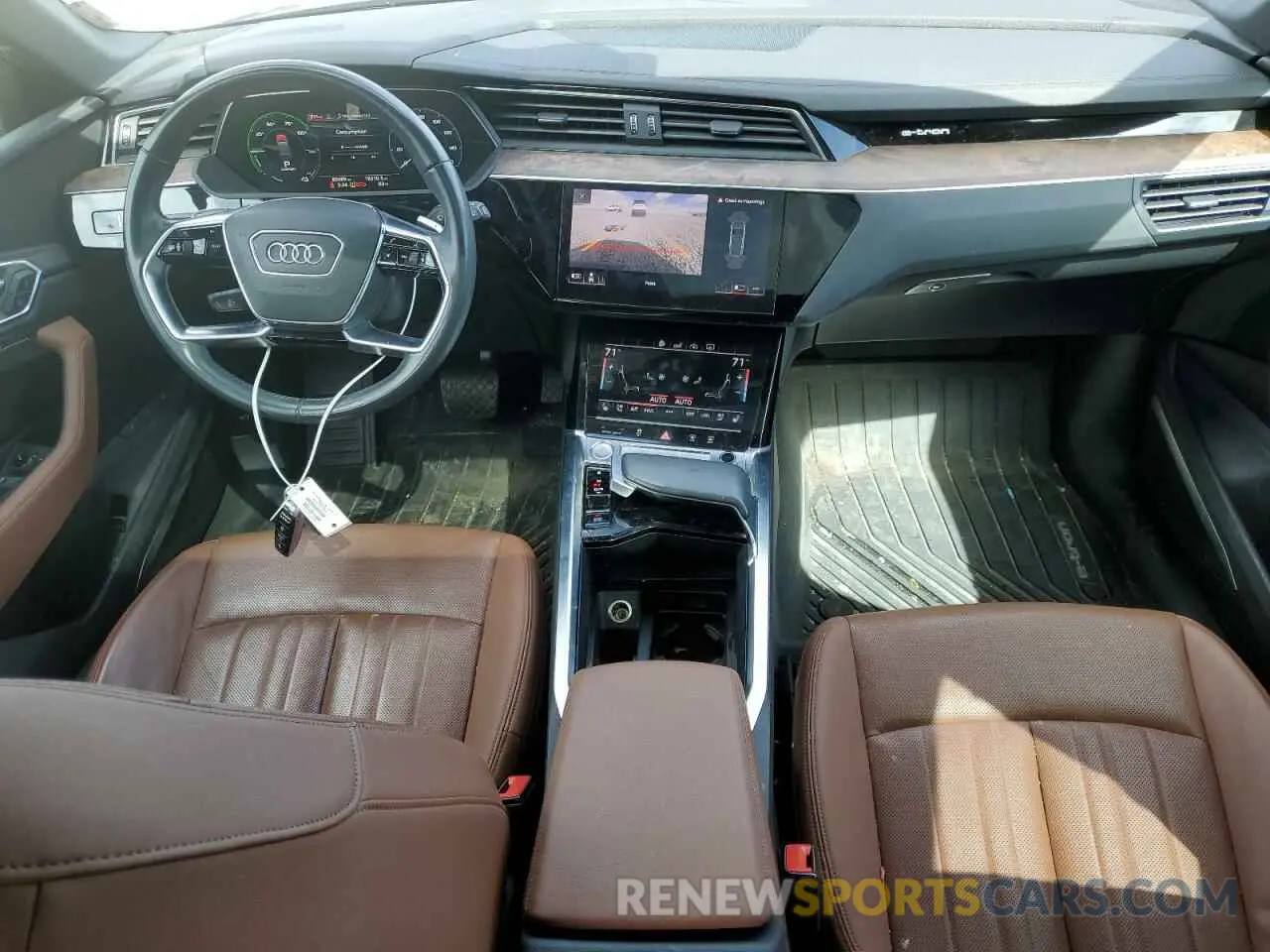 8 fotografías del automóvil dañado WA1LABGE1KB021741 AUDI E-TRON 2019