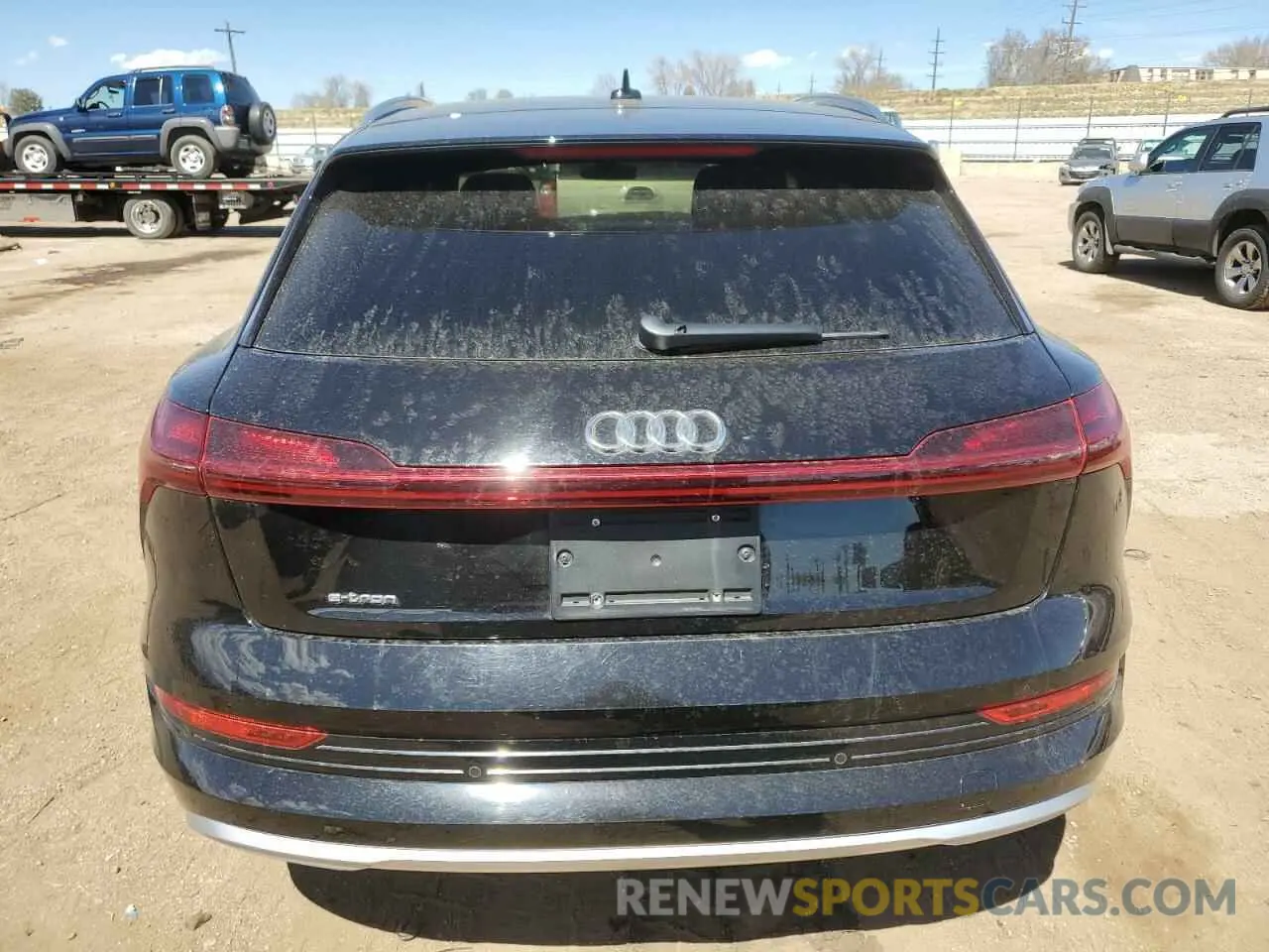6 fotografías del automóvil dañado WA1LABGE6KB014901 AUDI E-TRON 2019
