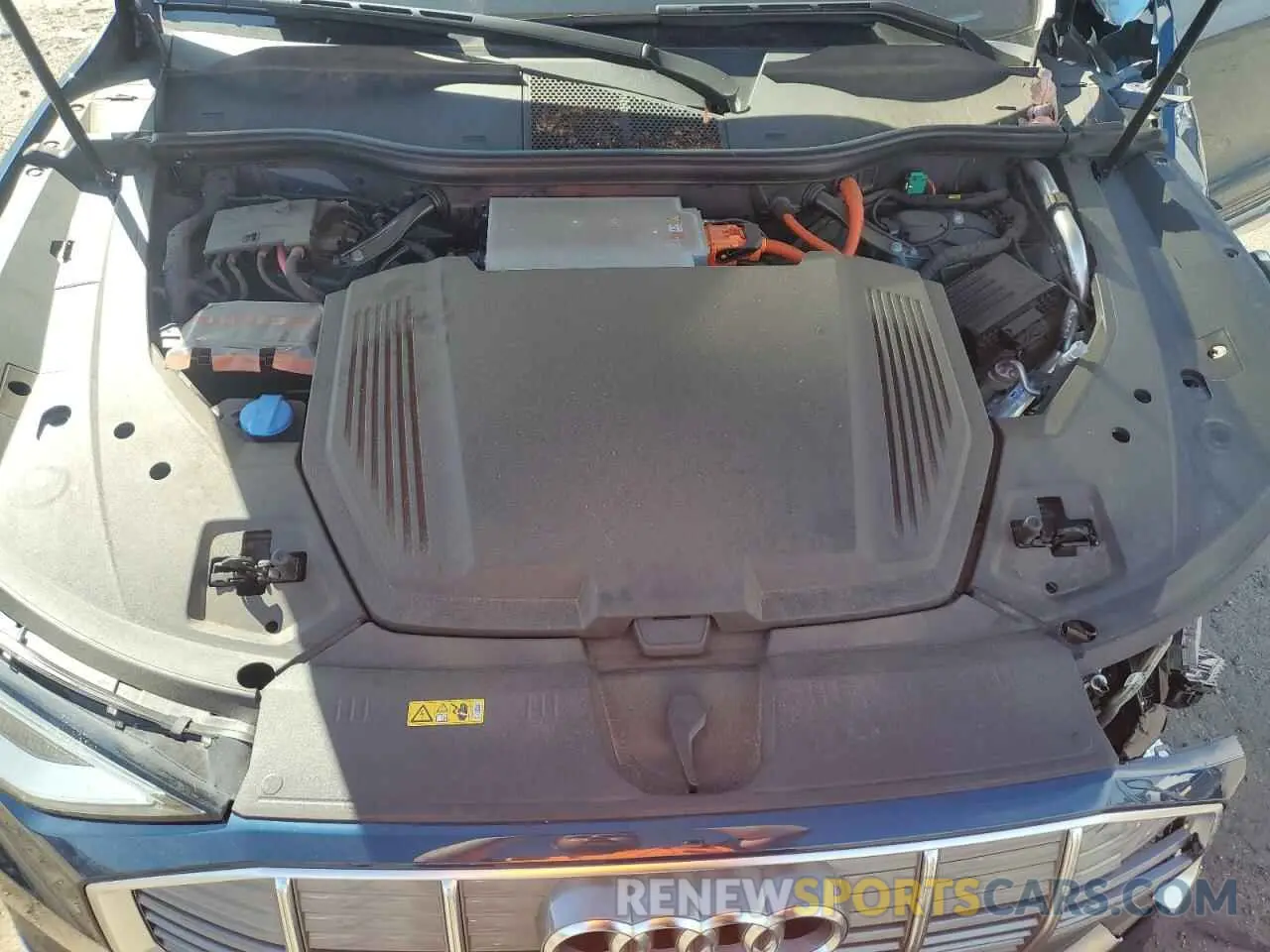 12 fotografías del automóvil dañado WA1LABGEXKB020863 AUDI E-TRON 2019