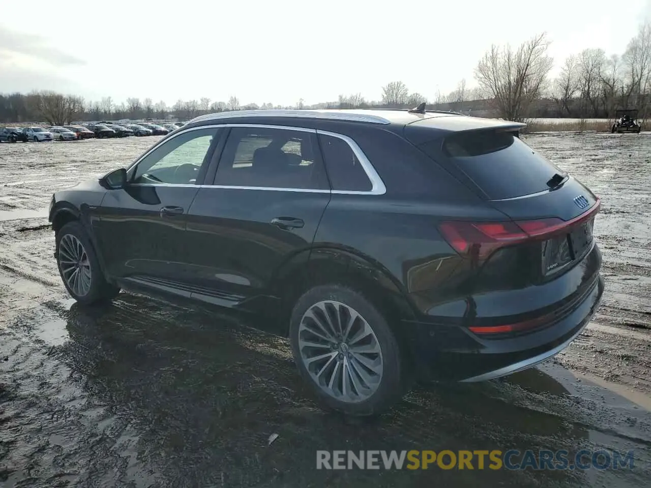 2 fotografías del automóvil dañado WA1VAAGE5KB005402 AUDI E-TRON 2019