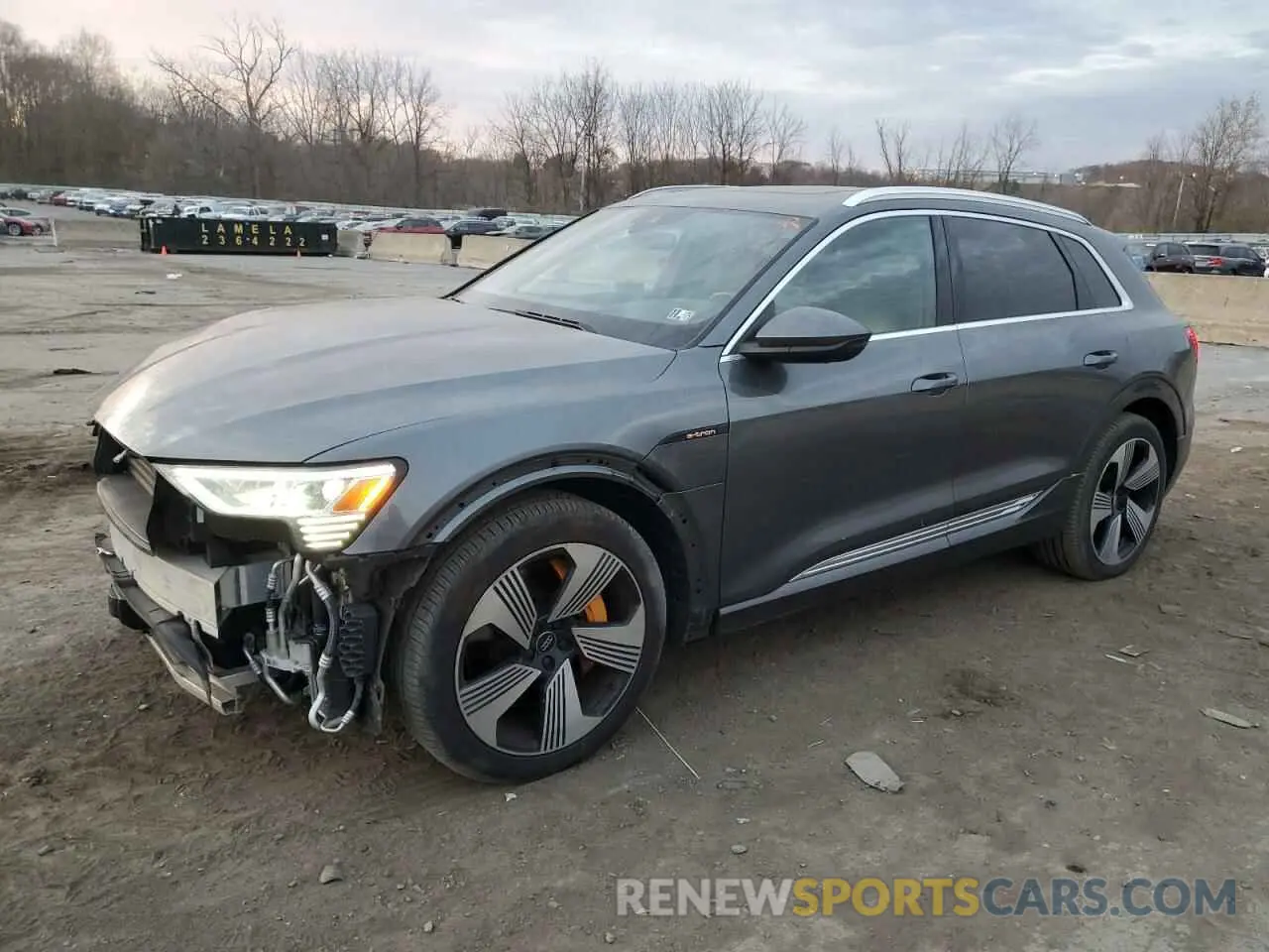 1 fotografías del automóvil dañado WA1VAAGE6KB006834 AUDI E-TRON 2019