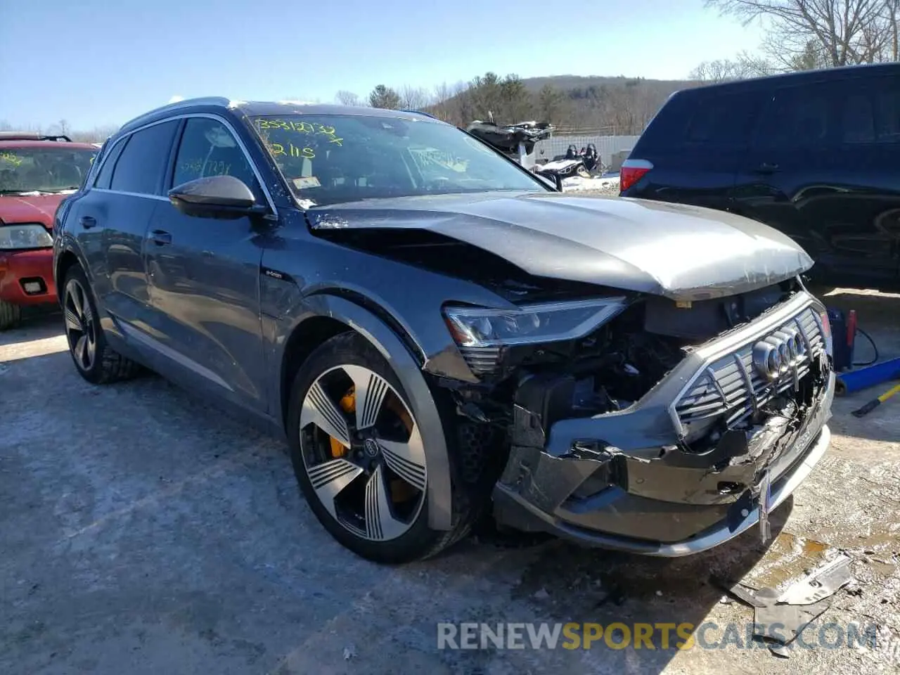 1 fotografías del automóvil dañado WA1VAAGE9KB006052 AUDI E-TRON 2019