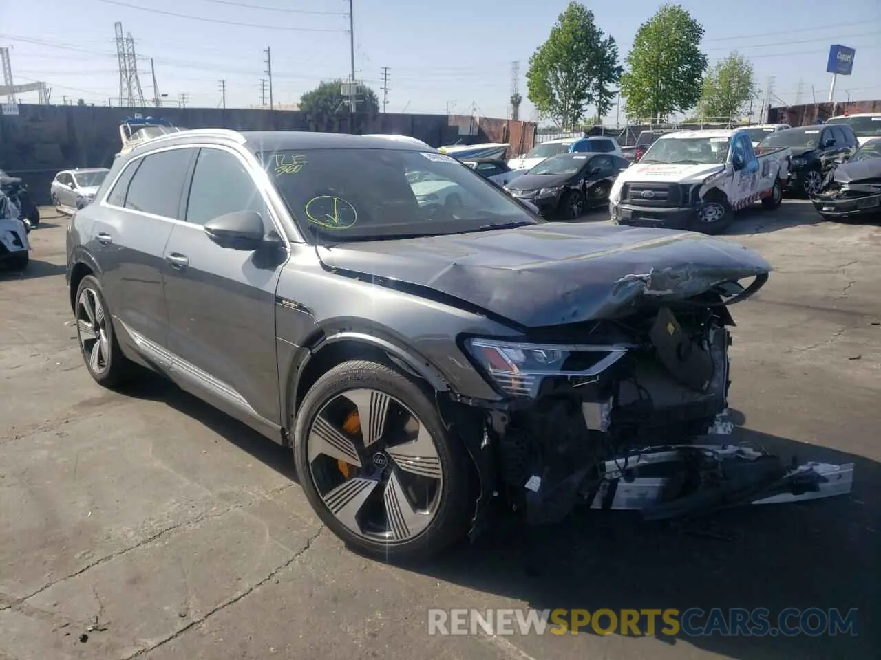 1 fotografías del automóvil dañado WA1VAAGE9KB008061 AUDI E-TRON 2019