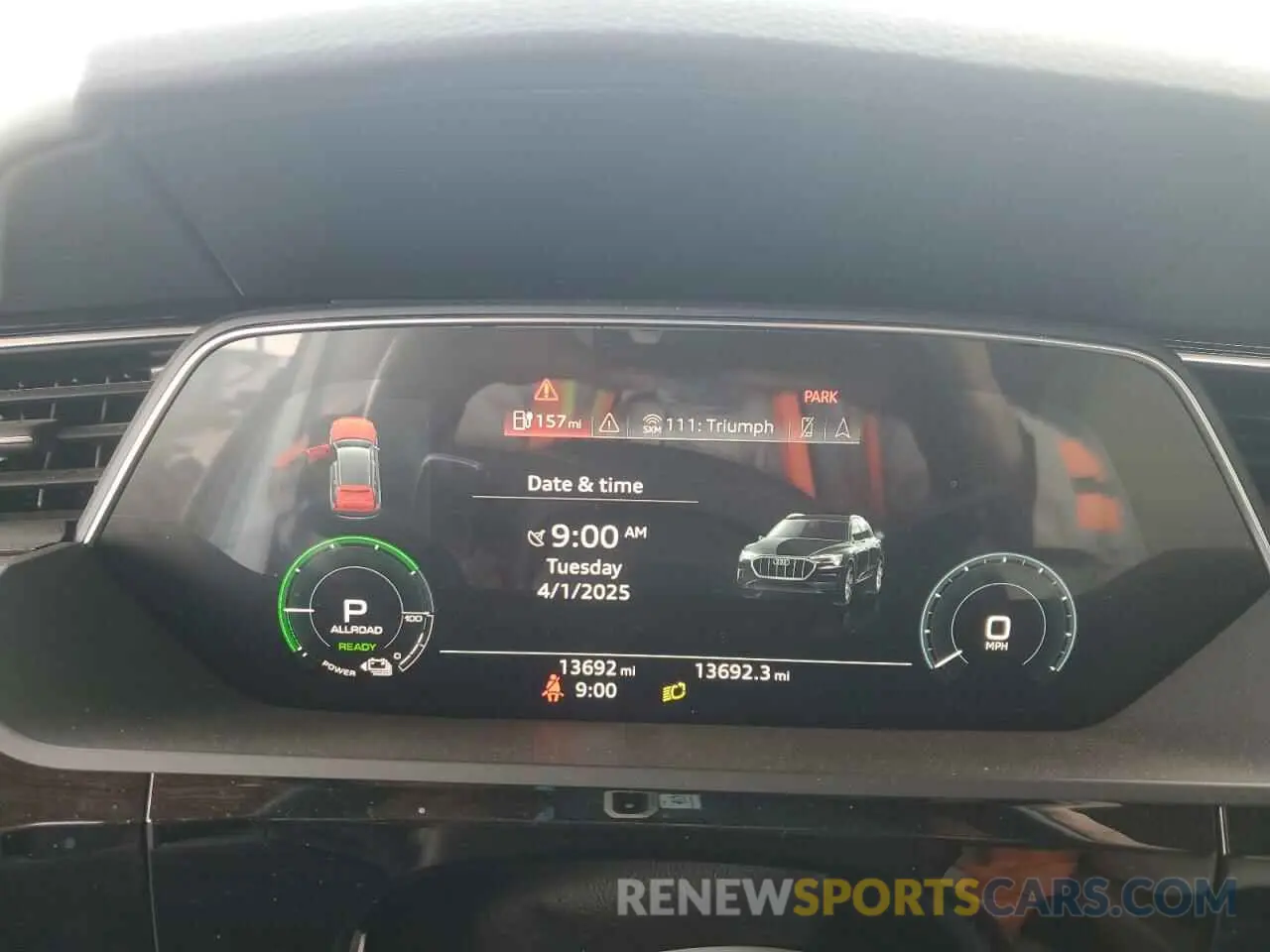 9 fotografías del automóvil dañado WA1VAAGEXKB014256 AUDI E-TRON 2019