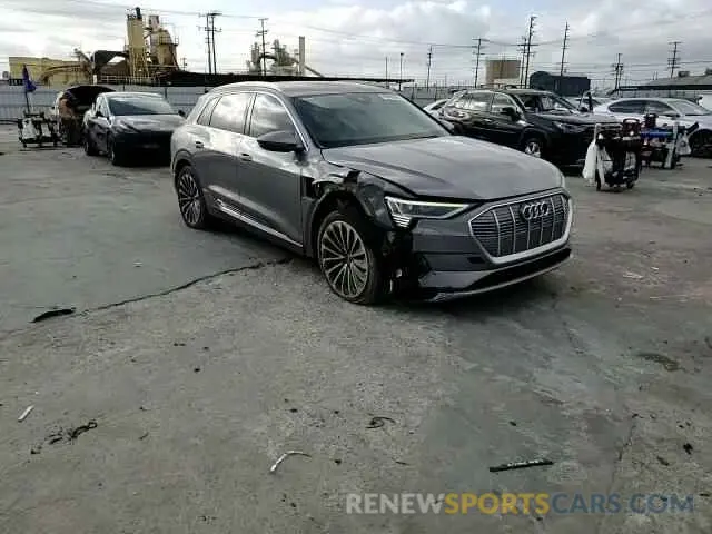 12 fotografías del automóvil dañado WA1VABGE6KB013000 AUDI E-TRON 2019