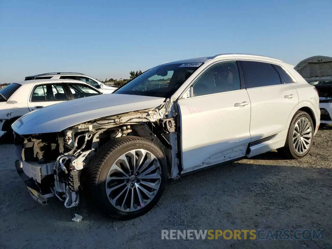 1 fotografías del automóvil dañado WA1VABGE9KB025139 AUDI E-TRON 2019