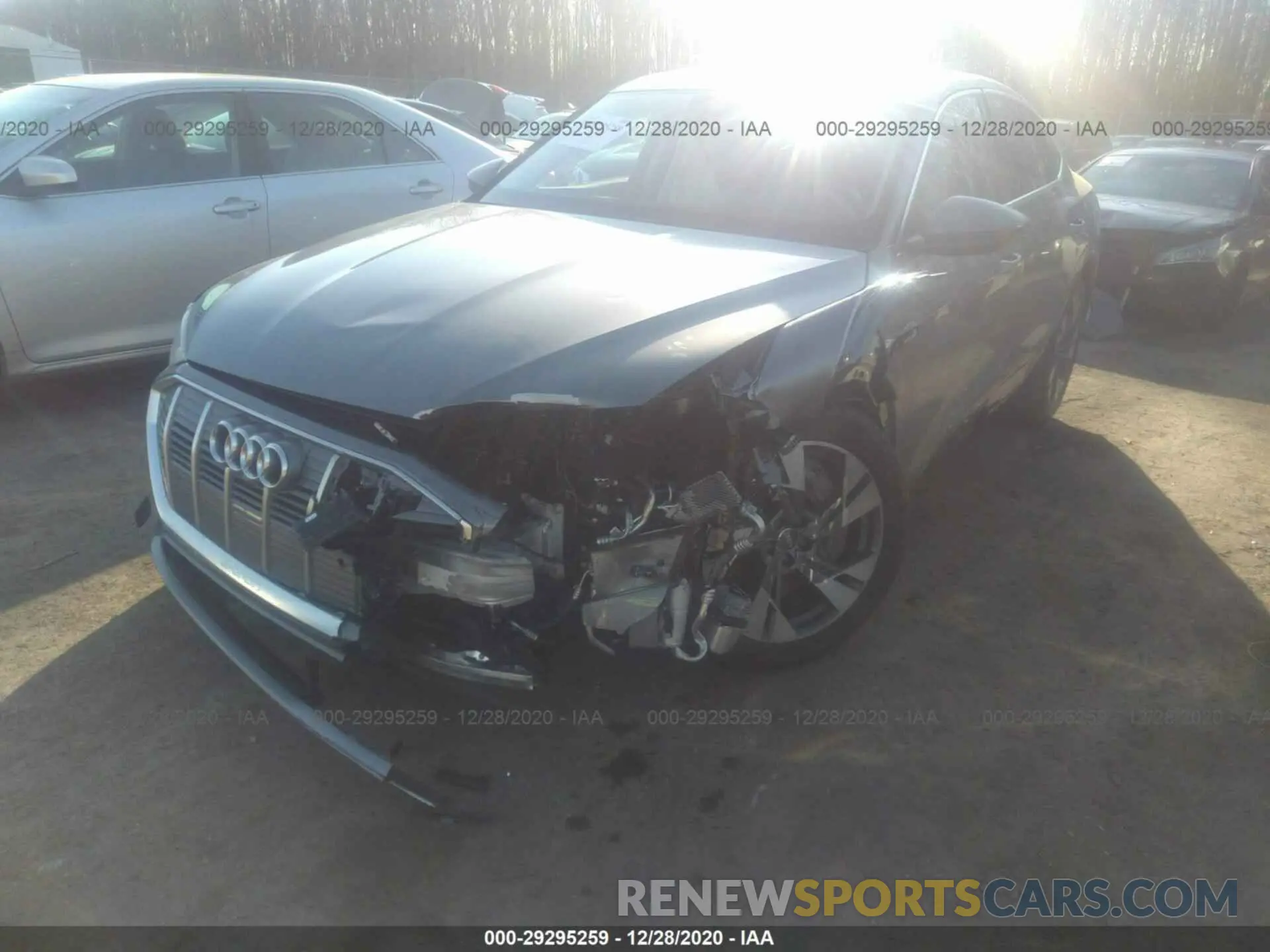 6 fotografías del automóvil dañado WA12ABGE3LB032740 AUDI E-TRON 2020