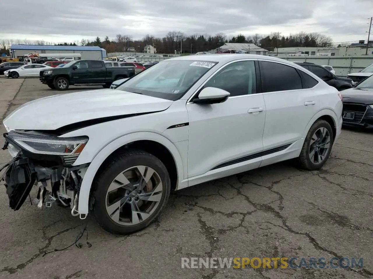 1 fotografías del automóvil dañado WA12ABGE5LB032271 AUDI E-TRON 2020